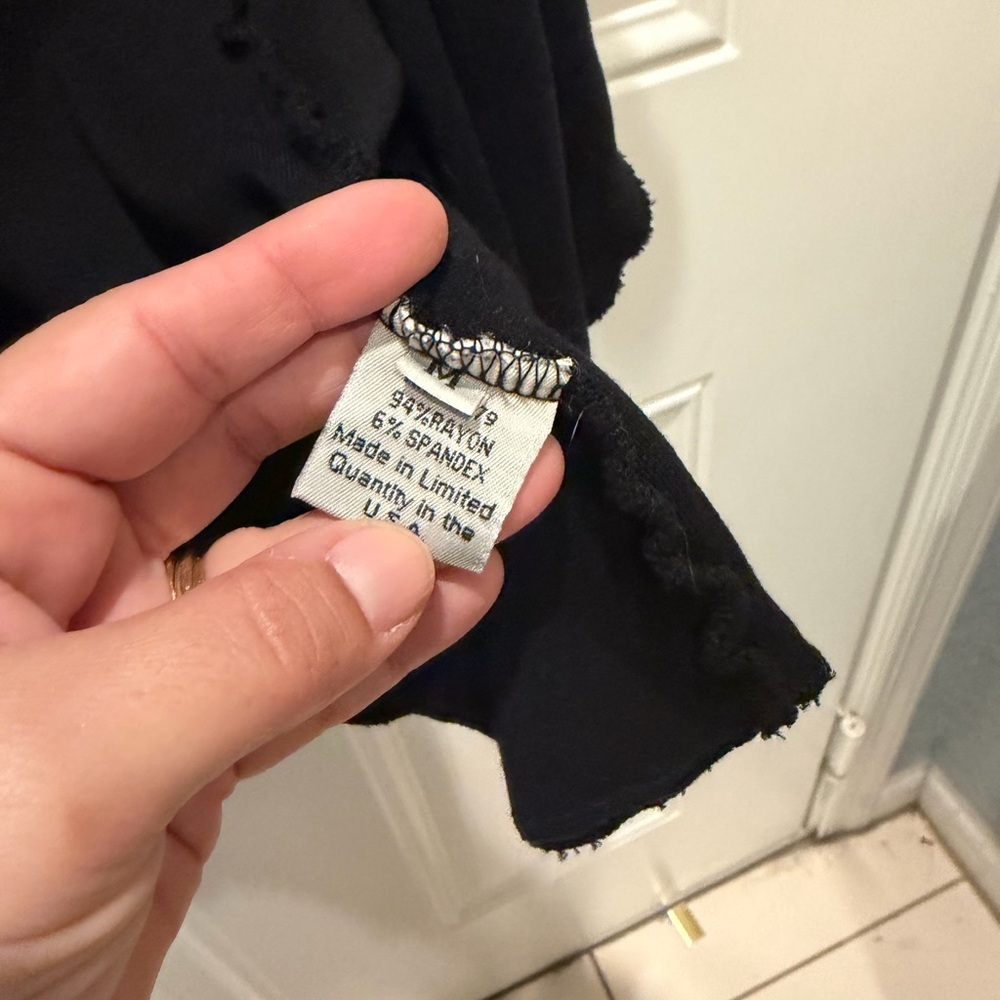 Lauren Moshi black cardigan sz M - Picture 4 of 5